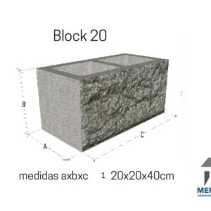 Block cara de piedra SPLITTER 20 / PRELOSA